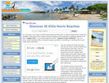 Tablet Screenshot of discover-stkitts-nevis-beaches.com